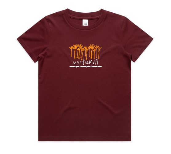Martumili Logo- Kids, Burgundy